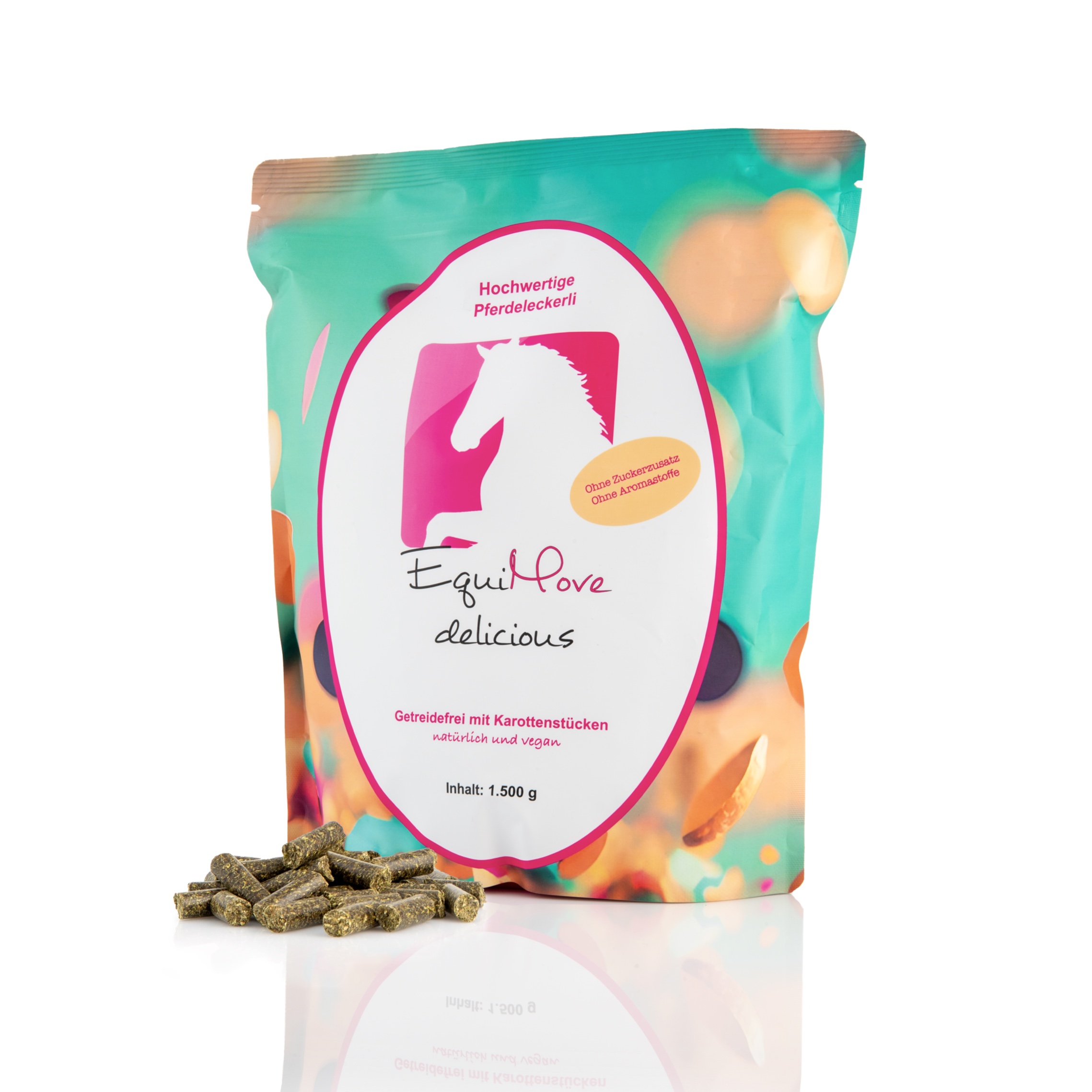EquiMove delicious mit Apfel Karotte Pellets