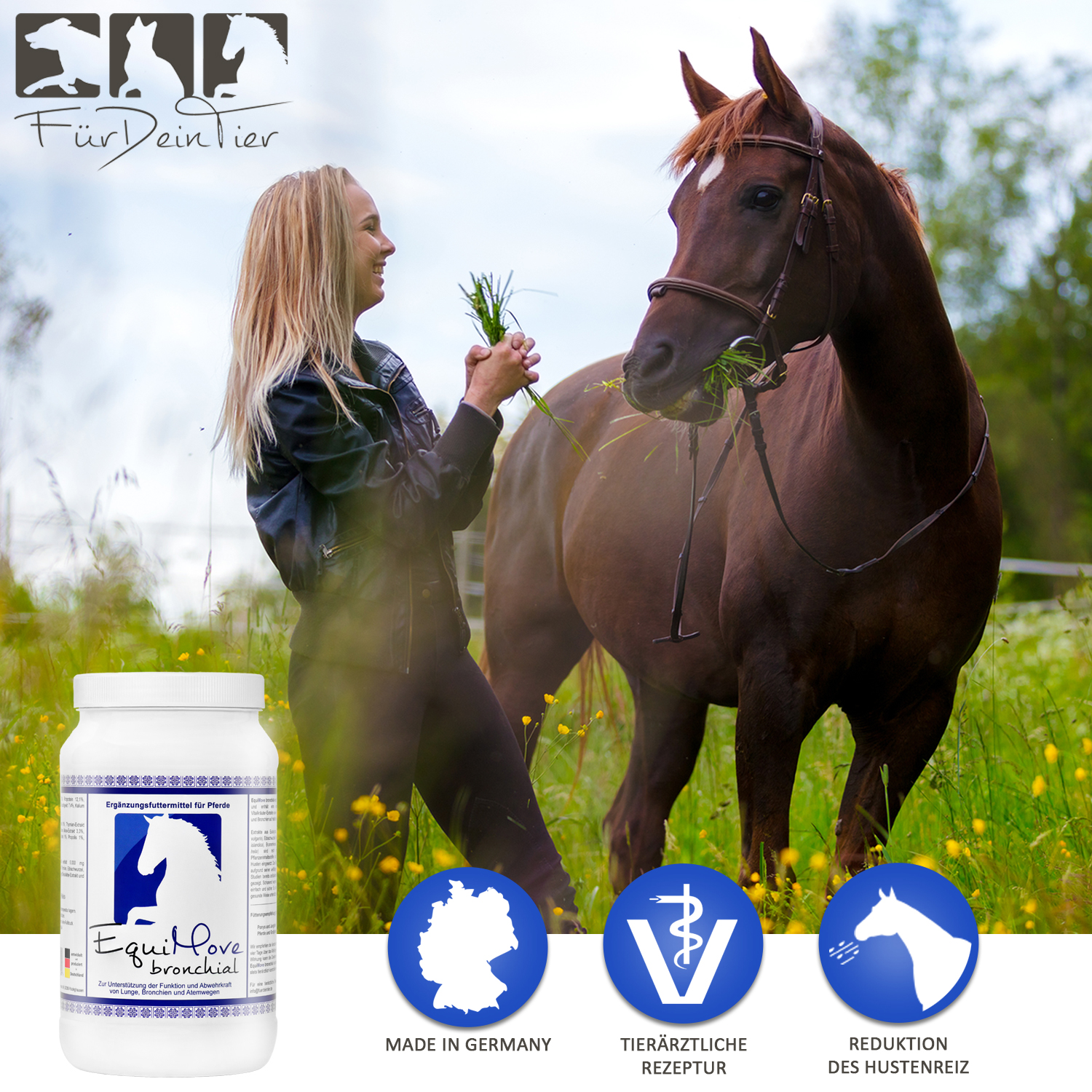 EquiMove Husten Pellets - besser als Saft